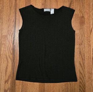 Elegant Black Sleeveless Top